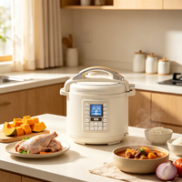 Nouveau modèle 2026 – Autocuiseur électrique 6L 1000W en acier inoxydable, multicuiseur intelligent 12-en-1 avec écran tactile, OEM
