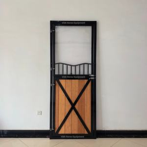 Panneau de porte de box de cheval sur mesure, système de façade de box pré-assemblé de qualité supérieure, porte équestre robuste pour élevage et écurie - Product Image 6