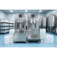 Machine de remplissage de 25 kg d'eau potable, remplisseuse de bouteilles de détergent et d'huile de 2 litres, machine de mise en bouteille de boissons liquides