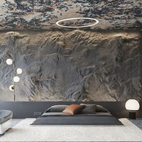 Panneau décoratif en pierre de champignon PU 600x1200, imperméable et ignifuge, revêtement mural avec garantie de 5 ans pour usage commercial et résidentiel
