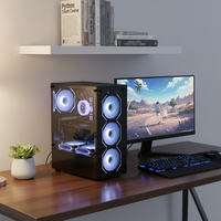 Boîtier PC de jeu de haute qualité Pcooling, format mid-tower, avec fenêtre latérale, boîtier PC de jeu