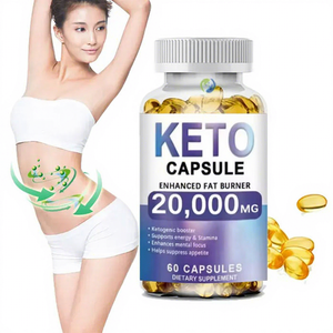 Cápsulas Adelgazantes Ausreson OEM Slim, Cápsulas de Vinagre de Sidra de Manzana para Dieta Keto, Quemador de Grasa, Suplementos Adelgazantes, Productos para un Vientre Plano, Cápsulas Blandas de BHB Keto - Product Image 1