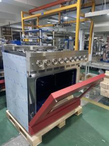 Horno de Convección de Combustible Dual Certificado de 36 Pulgadas con 6 Quemadores, Horno Independiente con Termostato NTC, Acero Inoxidable, Electrónico - Product Image 3