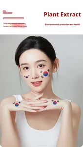 สติ๊กเกอร์ติดธงพิมพ์สี่สีแบบกันน้ำและกันเหงื่อสำหรับการแข่งขันกีฬา - Product Image 4