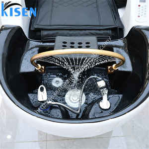 Kisen Lit de lavage de cheveux électrique de luxe confortable avec massage et hydrothérapie pour salon de coiffure - Product Image 5