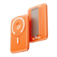 Nouveaux Produits 2026 – Batterie Externe Magnétique Sans Fil Ultra-Mince Portable 10000 mAh (5000 mAh) avec Câble Intégré et Support Téléphone
