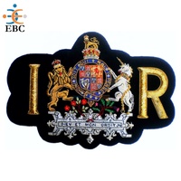 Insignias Bordadas de Fieltro No Tejido 3D Ecológicas Sin Níquel, Cortadas a Medida, para Coser, con Bandera Nacional, Venta al por Mayor, OEM