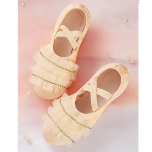 Zapatillas de <span class=keywords><strong>Ballet</strong></span> para Niñas, con Suela Suave y Diseño de Garra de Gato, para Entrenamiento y Actuaciones - Product Image 1