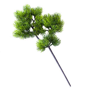 بيع بالجملة مصنع صناعي كبير الجمال البلاستيك فرع الصنوبر أوراق الصنوبر زهور اصطناعية بونساي الملحقات للترحيب - Product Image 5