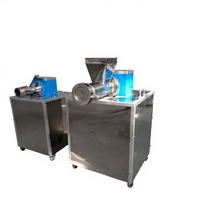 Machine à pâtes spaghetti, macaroni et nouilles commerciale avec moteur, en acier inoxydable de qualité alimentaire, capacité de 20 à 80 kg/h