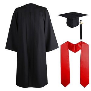 Bán Buôn Chất Lượng Tốt Nhất 4 Mảnh Đặt Hoàng Gia Tốt Nghiệp Áo Choàng Và Cap Cho Cao Đẳng Hoặc Đại Học - Product Image 6
