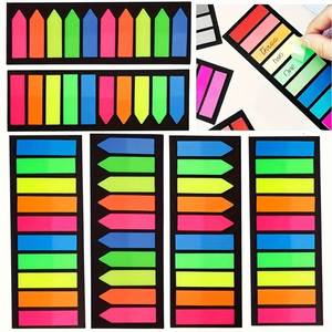 Colorful Arrow Flat-Head Special-Shaped Writable <b>Sticky</b> <b>Note</b> Labels Removable Transparent Index Stickers Memos Marking Key Memo - Product Image 1