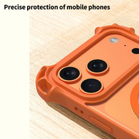 Coque arrière transparente blindée pour iPhone 17 Air 16 Plus 15 14 13 12 Pro Max 11 avec pare-chocs magnétique