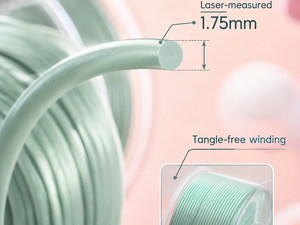 Filamento de Impresora 3D PLA Seda Neutra 1.75mm, Serie Mate en Colores Pastel Suaves para Decoración, Compatible con Creality, Bambu Lab, Anycubic - Product Image 2