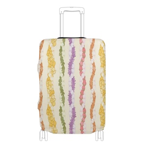 Accesorios de Viaje, Funda Protectora para Equipaje a Prueba de Polvo, Puakenikeni Personalizado, Fundas Elásticas Lavables con Diseño Hawaiano para Maletas - Product Image 1