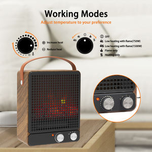 Elementos de alambre de calefacción de 850W y 1500W, estufa de espacio para el hogar, <span class=keywords><strong>chimenea</strong></span> eléctrica independiente portátil, calentador de <span class=keywords><strong>chimenea</strong></span> <span class=keywords><strong>con</strong></span> <span class=keywords><strong>patas</strong></span> - Product Image 3