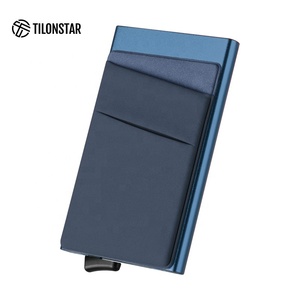 TILONSTAR TVC104 New Trend Slim Metal Aluminum Alloy Card Wallet RFID Blocking Bank Credit Card Holder for Men and Women - Product Image 3