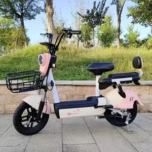 Sıcak satış 48V Lead kurşun-asit pil elektrikli Moped bisiklet sepet ile ucuz hızlı yol yasal şehir elektrikli Moped