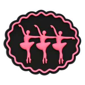 Serie de Ballet Pink, joyería creativa DIY, pegatinas decorativas, parches de plástico suave de dibujos animados para bolsas de pelo, pirámide religiosa - Product Image 6