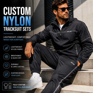Conjunto Deportivo Personalizado para Hombre, Chaqueta Cortavientos Ligera de Nailon, Conjunto para Correr, Ropa Deportiva de Secado Rápido, Traje de Entrenamiento de Alto Rendimiento - Product Image 1
