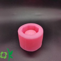 OKSILICONE écologique créatif bricolage Silicone fleur Pot moule cendrier bougie Silicone moules gypse ciment fleur succulente