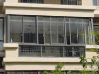 Energieeffizientes Aluminium-Fenster Balkon-Schiebefenster zum Verkauf Maßgefertigte Größe Schiebefenster Doppelverglasung