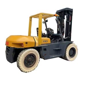 Hot Selling TCM 8T 3M Large Diesel Forklift Truck High Performance Construction Machinery for Retail Industries Made in Japan - Product Image 1