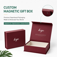 Boîte cadeau magnétique de luxe personnalisée, emballage rigide en papier avec logo pour bijoux, cosmétiques, parfums, cadeaux, emballage OEM ODM