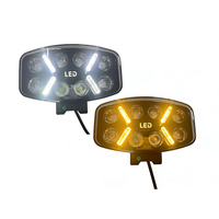 Nouveau Phare LED Aurora 2025 12V 24V 9,7 Pouces 6000K 4530lm 80W pour Camion, Faisceau Combiné, Homologation E-Mark E9 ECE, Adaptation Universelle