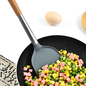 Wholesale Kitchen Utensils Set Non Stick Kitchen Utensils Kitchen <b>Silicone</b> Spoons Utensils Set for Cooking - Product Image 3