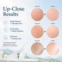 Nettoyant au lait de chèvre LiKeya, contrôle de l'acné, contrôle du sébum, hydratant, nettoyage en profondeur, adapté à tous les types de peau, nettoyant visage