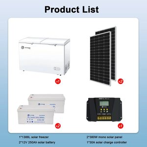 New Design ZOOMAR SOLAR 1388L Deep Freezer Cold Storage Solar <b>Refrigerator</b> Deep Shock Resistance BCD-1388 85W 12/24V Household 1 - Product Image 1