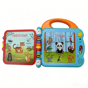 Libro de 108 Palabras Learning Friends de AJB Toys, Venta Directa de Fábrica, STEM, Inglés, Libro Interactivo <span class=keywords><strong>para</strong></span> <span class=keywords><strong>Aprender</strong></span> Palabras - Product Image 3