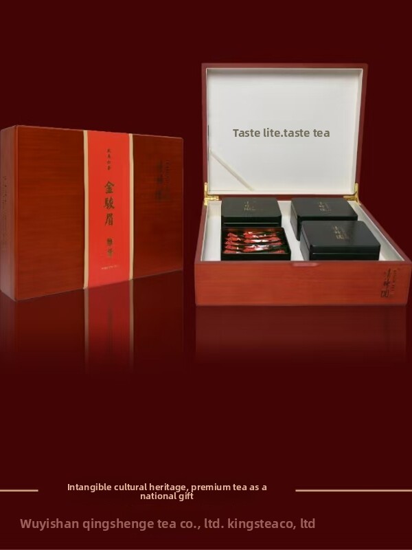 Qingshen Pavilion Yazan Series Jin Junmei 256g * 64 Oolong Tea Gift Box Set Made In China