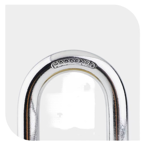 पीतल के कोर और लोहे के पैडलॉक फ्लैट कुंजी एंटी-चोरी और एंटी-जंग थकी और प्रबलित md - Product Image 3