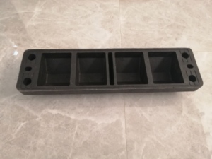 Rampa de estacionamiento de goma de nuevo diseño de 500 mm y 22 pulgadas, tope de rueda de goma - Product Image 5