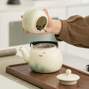Light Luxury Small <strong>Tea</strong> Storage <strong>Canister</strong> Ceramic Exquisite <strong>Tea</strong> Awakening Jar Customizable for Simple Modern Style Coffee <strong>Tea</strong> <strong>Sets</strong> - Product Image 3