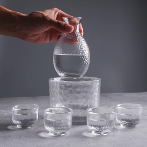 Ensemble de verrerie durable de haute qualité, carafe à <span class=keywords><strong>vin</strong></span> avec seau à glace, design moderne et artistique, idéal pour les fêtes - Product Image 2