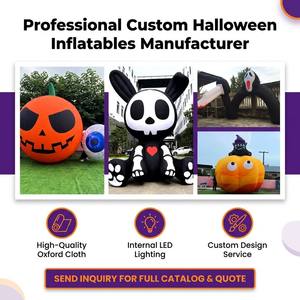 Citrouille Gonflable Lumineuse pour Halloween – Décoration de Fête Thème <span class=keywords><strong>Maison</strong></span> <span class=keywords><strong>Hantée</strong></span> avec Ambiance Sinistre pour Centres Commerciaux - Product Image 6