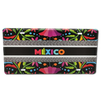 Logo personnalisé impression surf plage design plaque d'immatriculation de voiture en métal souvenir touristique plaque d'immatriculation californienne