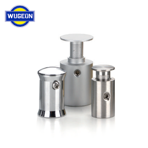 Wugeon פליז שטוח שלט העליון שטוח עם קיר לוקטור הר סימן זכוכית מחזיק סיכה standoffs סוגר עבור תצוגות עם סט בורג - Product Image 2