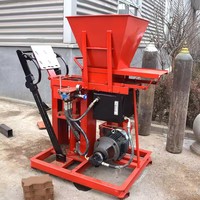Machine à briques en latérite d'argile facile à utiliser brique creuse pavage brique carreaux imbriqués