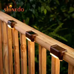 Impermeabile Solar Powered Mini Deck Luce Yard Muro di Recinzione Luce Per Yard Pathway