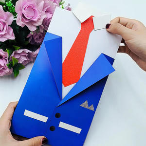 Carte de vœux 3D personnalisée pour la fête des pères, <span class=keywords><strong>mon</strong></span> meilleur papa, sculpture sur papier, cadeau fait main, message créatif, Noël, écologique - Product Image 4