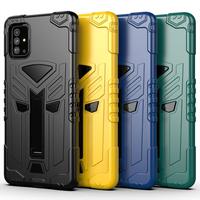 Capa king kong à prova de choque para celular, com suporte traseiro e dobrável, para samsung galaxy a01 a21 a51 a71 m30s