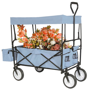 Chariot pliable pour poussette, chariot pour le <span class=keywords><strong>sport</strong></span>, la plage, les campings, étanche, idéal pour le jardin - Product Image 1