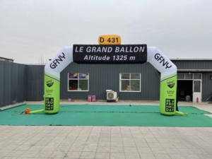 Gerbang Gawang Tiup Oxford Tahan Lama 13 kaki, Inflatable Promosi dengan Tali Jangkar dan Kantong Pasir untuk Acara Promosi Luar Ruangan - Product Image 6