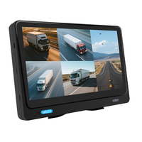 Kit de sécurité universel 4G à 5 caméras 360° pour véhicule, système de surveillance MDVR à vision IA et large plage de tension 9-36V pour fourgonnette et remorque commerciales