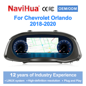 ชุดหน้าปัดดิจิตอล NaviHua สำหรับ Chevrolet Orlando ปี 2018-2020 จอแสดงผลเสมือนจริงขนาด 12.3 นิ้ว พร้อมมาตรวัดความเร็วแบบ LCD สำหรับติดตั้งเพิ่มเติมและอัปเกรด - Product Image 1