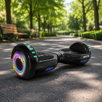Hoverboard pour enfants de 4 à 16 ans, certifié UL2272, musique Bluetooth, lumière LED, trottinette auto-équilibrante pour cadeau d'anniversaire